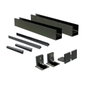 Fenstertür Aluminium Rahmen ohne Glass